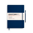 Zápisník LEUCHTTURM1917 Master Slim (A4+) Navy, 123 p., riadkovaný