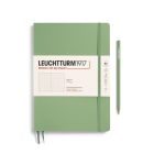 Zápisník LEUCHTTURM1917 Softcover Composition (B5) Sage, 123 p., bodkovaný