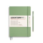 Zápisník LEUCHTTURM1917 Softcover Composition (B5) Sage, 123 p., riadkovaný