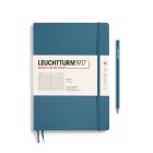 Zápisník LEUCHTTURM1917 Softcover Composition (B5) Stone Blue, 123 p., riadkovaný