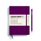 Zápisník LEUCHTTURM1917 Medium (A5) Port Red, 251 p., riadkovaný