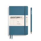 Zápisník LEUCHTTURM1917 Softcover paperback (B6+) Stone Blue, 123 p., čistý