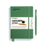 Sketchnote Journal LEUCHTTURM1917 Olive, 120 g/m2 papier, English