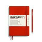 Zápisník LEUCHTTURM1917 Softcover Medium (A5) Fox Red, 123 p., riadkovaný