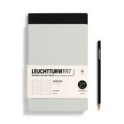 Zošit LEUCHTTURM1917 Jottbook Double, Light Grey & Black, Flexcover, 80 g/m2 papier, 59 p., bodkovaný