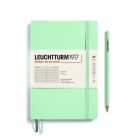 Zápisník LEUCHTTURM1917 Softcover Medium (A5) Mint Green, 123 p., riadkovaný