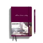 Päťročný denník LEUCHTTURM1917 Some Lines A Day Port Red, 80 g/m2 papier
