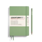 Zápisník LEUCHTTURM1917 Paperback (B6+) Sage, 219 p., riadkovaný
