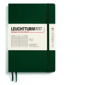 Zápisník LEUCHTTURM1917 Softcover Medium (A5) Forest Green, 123 p., riadkovaný