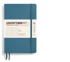Zápisník LEUCHTTURM1917 Softcover paperback (B6+) Stone Blue, 123 p., bodkovaný