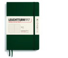 Zápisník LEUCHTTURM1917 Softcover Medium (A5) Forest Green, 123 p., bodkovaný