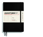 Zápisník LEUCHTTURM1917 Softcover Medium (A5) Black, 123 p., čistý
