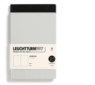 Zošit LEUCHTTURM1917 Jottbook Double, Light Grey & Black, Flexcover, 80 g/m2 papier, 59 p., čistý