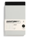 Zošit LEUCHTTURM1917 Jottbook Double, Light Grey & Black, Flexcover, 80 g/m2 papier, 59 p., bodkovaný