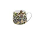 Porcelánový sudový hrnček William Morris - Strawberry Thief Blue 430 ml