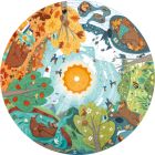 Okrúhle puzzle štyri ročné obdobia HAPE