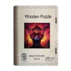 Drevené puzzle Čarovné motýľové hodiny A3