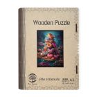 Drevené puzzle Donuty A3