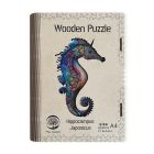 Drevené puzzle Hippocampus Japonicus A4
