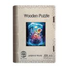 Drevené puzzle Svet medúz A3