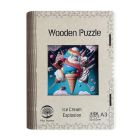 Drevené puzzle Výbuch zmrzliny A3