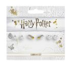 Harry Potter set náušníc Dary smrti/ Zlatá strela /Nástupište 9 a 3/4