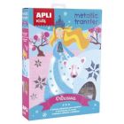 APLI Kreatívna sada s metalickými fóliami Princezné