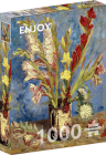 Puzzle Vincent Van Gogh: Vase with Gladioli and Chinese Asters 1000 Enjoy