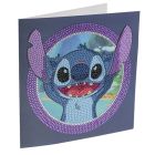 Pohľadnica Stitch Disney vykladanie z diamantov