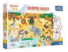 Puzzle Zvieratká v ZOO 24 Super Maxi Trefl