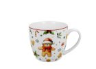 Klasický porcelánový hrnček Vianoční maznáčikovia 460 ml