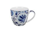 Klasický porcelánový hrnček Naresh Blue 460 ml