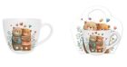 Klasický porcelánový hrnček Zaľúbené medvede 460 ml