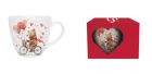 Porcelánový hrnček Medveď na bicykli 460 ml