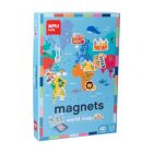 APLI Krabička s magnetmi -Svetová mapa