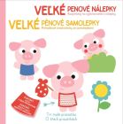 Veľké penové nálepky: Tri malé prasiatka / Velké pěnové samolepky: O třech prasátkách