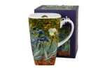 Porcelánový hranatý hrnček Vincent Van Gogh - Irises 650 ml