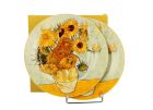 Sada dvoch dezertných tanierov Vincent Van Gogh - Sunflowers 19 cm