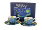 Sada dvoch espresso šálok s podšálkou Vincent Van Gogh - Starry Night 110 ml