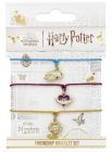 Harry Potter set náramkov priateľstva so známymi čarodejníckymi príveskami – Zlatou strelu, Elixírom lásky a Časovratom