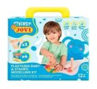 JOVI Baby plastelína 4x38g, 3 drevené pečiatky, záves