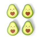 Legami Sada klipov na vrecká Avocado 4 ks