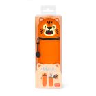 Legami Mäkké silikónové púzdro 2v1 Kawaii Tiger