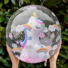 Legami Nafukovacia plážová lopta Unicorn