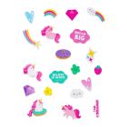 Legami Reflexné nálepky na bicykel Unicorn