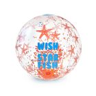 Legami Nafukovacia plážová lopta s trblietkami Starfish