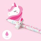 Legami Gumovacie pero Unicorn ružové