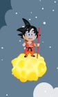 Teknofun Dragon Ball Goku & magický obláčik svietiaca figúrka /lampa 18cm