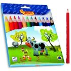 JOVI drevené pastelky Maxi trojhranné 12 ks