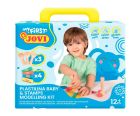 JOVI Baby plastelína 4x38g, 3 drevené pečiatky, záves